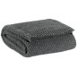 Recycelte Strickdecke Danilo Carbone 130 X 160
