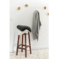 Recycelte Strickdecke Danilo Carbone 130 X 160