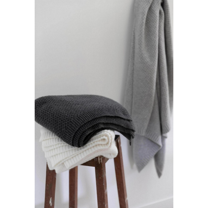 Recycelte Strickdecke Danilo Carbone 130 X 160