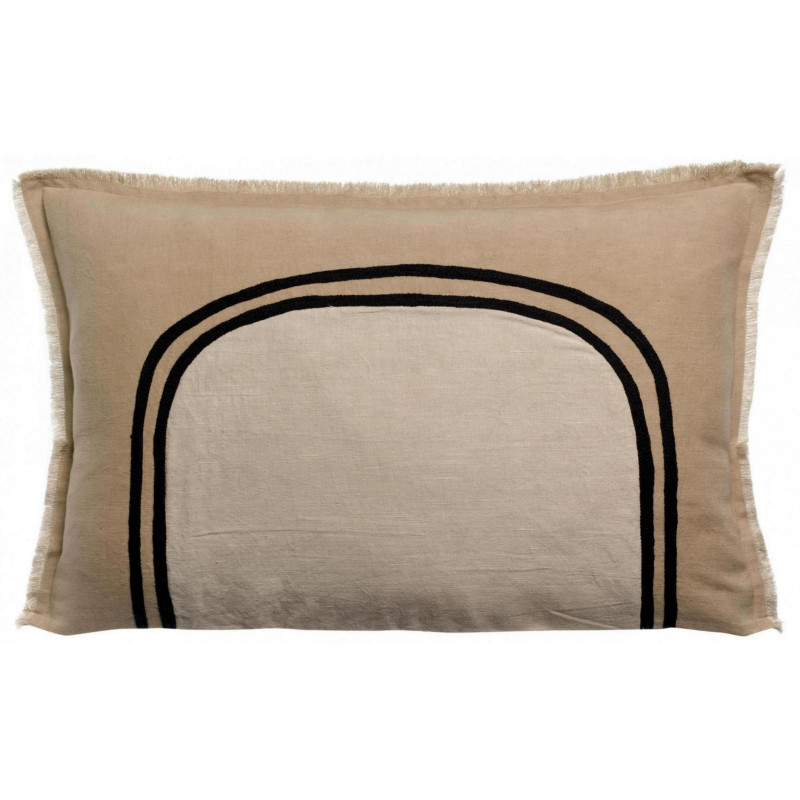 Tweekleurig kussen Laly Bicolore Galet 40 X 65