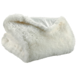Manta reciclada Nolan Neige 130 X 170