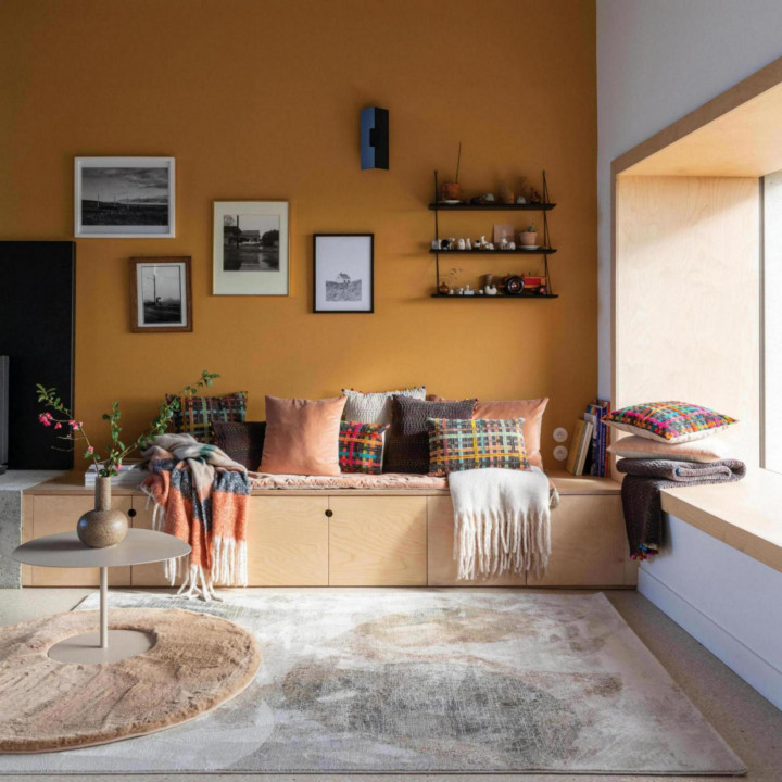 Almofada bordada Soline Ambre 30 X 50