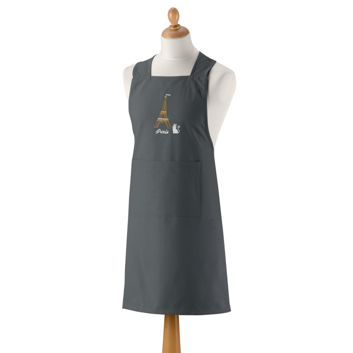 Grembiule da cucina giapponese riciclato Tour Eiffel Ombre 125 X 85
