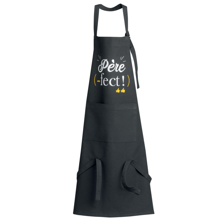 Tablier de cuisine Père-fect recyclé Noir 72 x 90