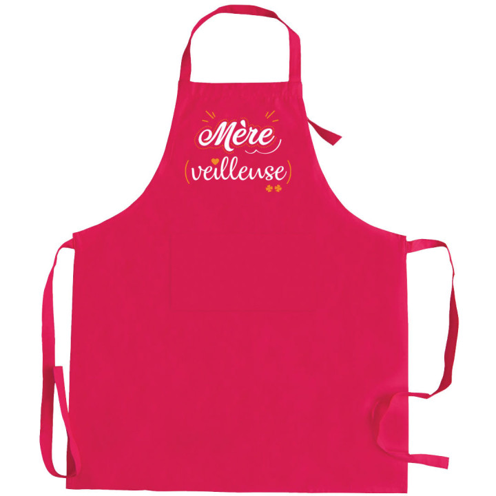 Grembiule da cucina riciclato Mère-veilleuse Rose 72 X 90