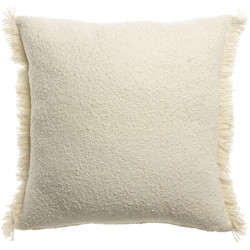 Almofada lisa Jane Neige 45 X 45