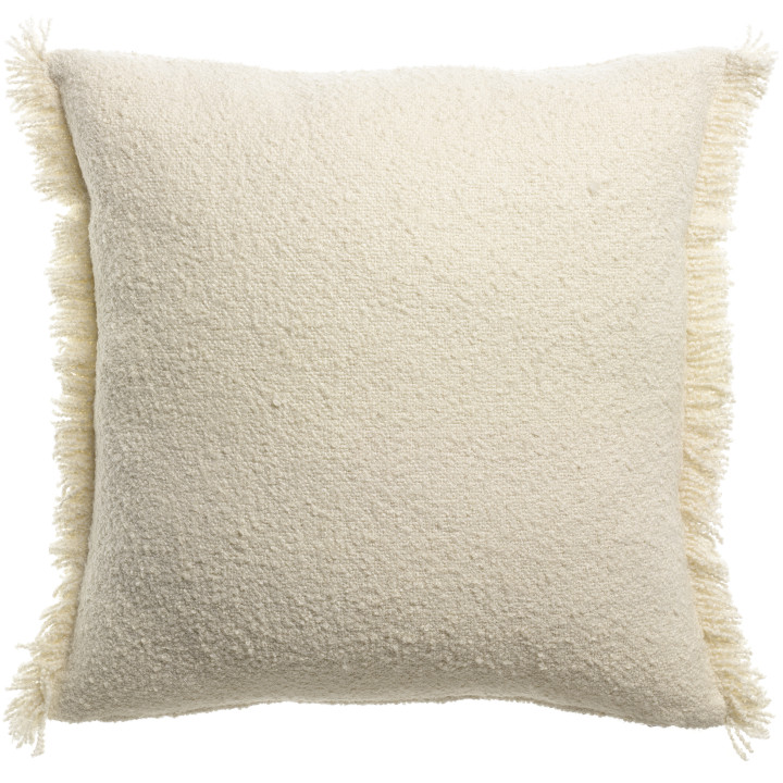 Cojín liso Jane Neige 45 X 45