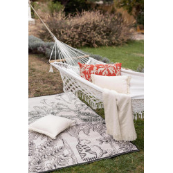 Coussin uni Jane Neige 45 x 45