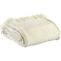 Plaid uni Jane Neige 130 x 160