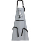 Küchenschürze Dubout chat horloge Gris 72 X 85