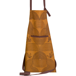 Recycelte Küchenschürze Etna Ambre 72 X 85