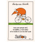 Torchon Shadok À vélo Ecru 48 x 72