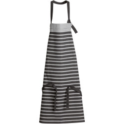 Recycelte Küchenschürze Tilio Noir/Gris 72 X 90