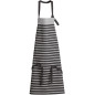 Recycelte Küchenschürze Tilio Noir/Gris 72 X 90