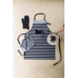 Tablier de cuisine recyclé Tilio Noir/gris 72 x 90