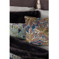 Coussin brodé Ariane Pétrole 45 x 45