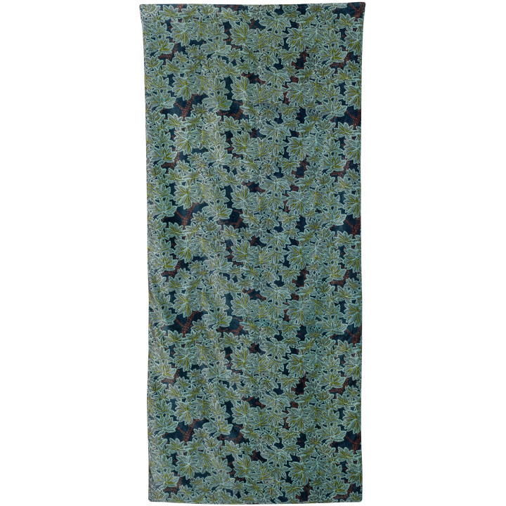 Edredom estampado Ariane Pétrole 85 X 200