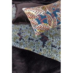 Edredón estampado Ariane Pétrole 85 X 200