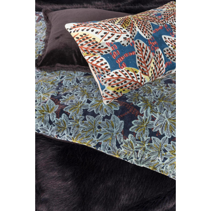 Edredón estampado Ariane Pétrole 85 X 200