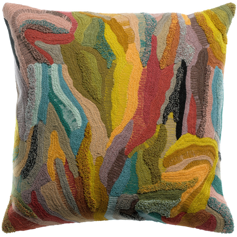 Cojín bordado Betty Minéral 45 X 45