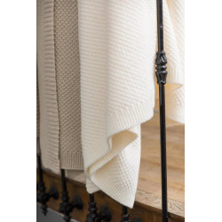 Recycelte Strickdecke Danilo Ivoire 130 X 160