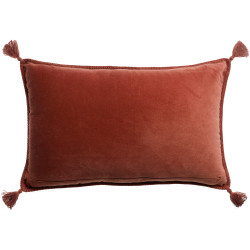 Coussin brodé Dusko Sienne 40 x 65