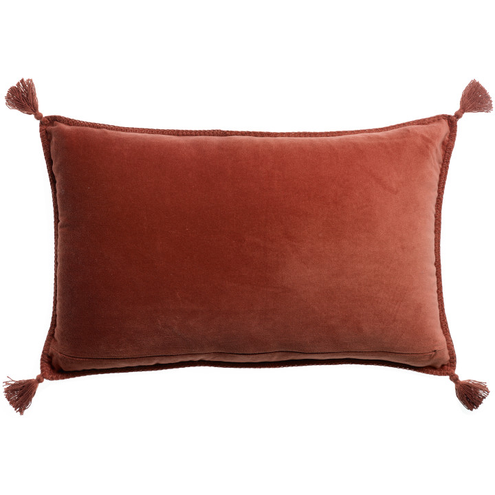 Coussin brodé Dusko Sienne 40 x 65