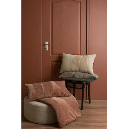 Gerippte Bettdecke Fara Bois de rose 85 X 200