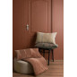 Geribbelde dekbed Fara Bois de rose 85 X 200