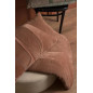 Geribbelde dekbed Fara Bois de rose 85 X 200