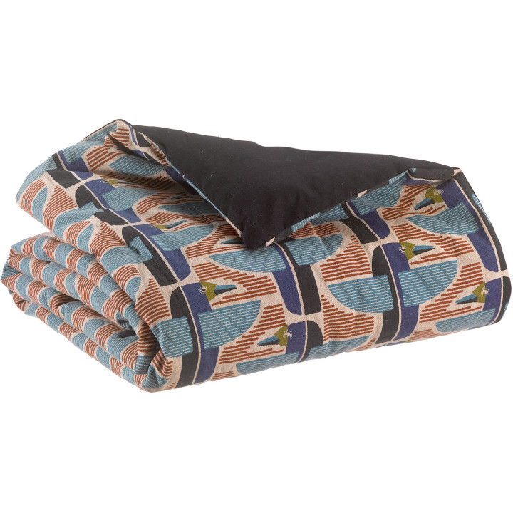 Edredón estampado Farel Multico 85 X 200
