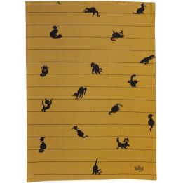 Torchon Dubout Partition de chats Cannelle 50 x 70
