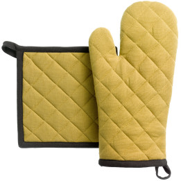 Set gerecyclede ovenwant en pannenlap Grace Badiane 18 X 32