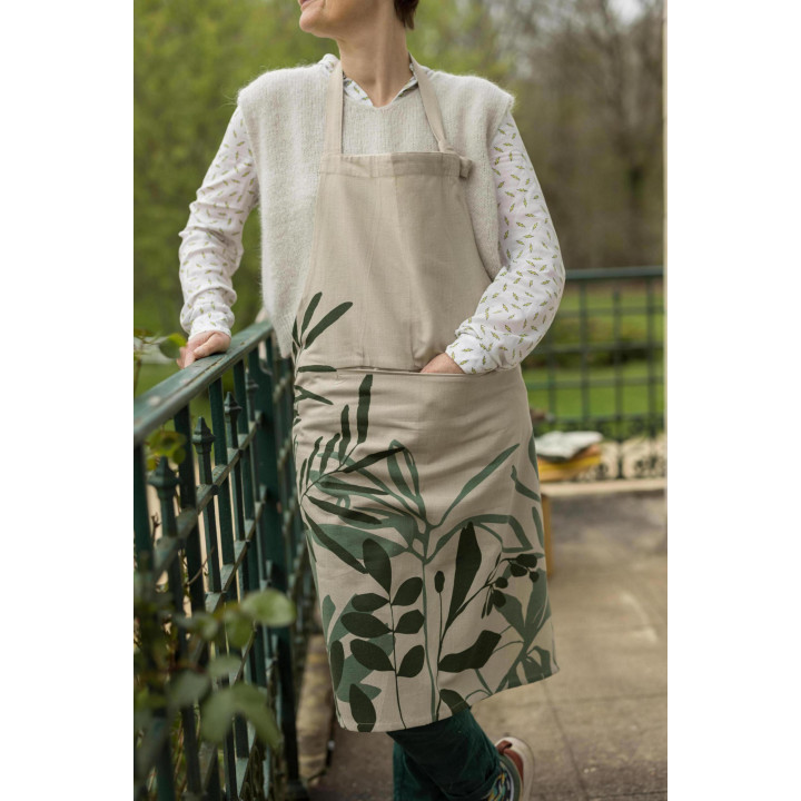 Delantal de cocina con bolsillo Majda Multico 72 X 85