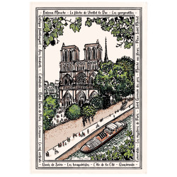 Torchon Notre dame Ecru 48 x 72