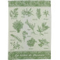 Jacquard-Geschirrtuch Herbes de Provence Vert 50 X 70
