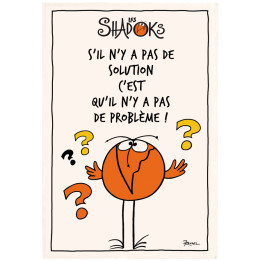 Paño de cocina Shadok Sans solution Écru 48 X 72