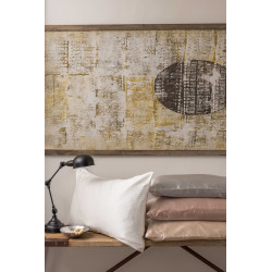 Taie d'oreiller Ashley Latte 65 x 65