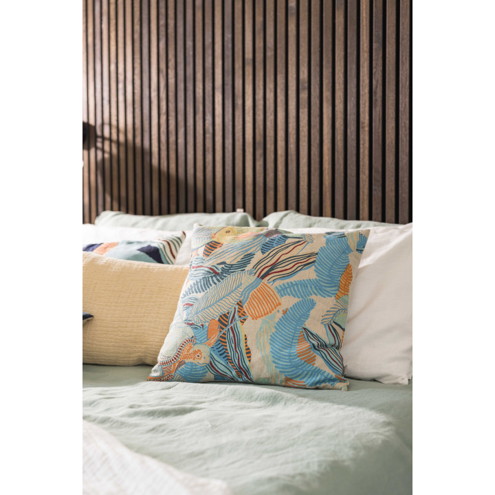 Almofada estampada Dori Lagon 45 X 45