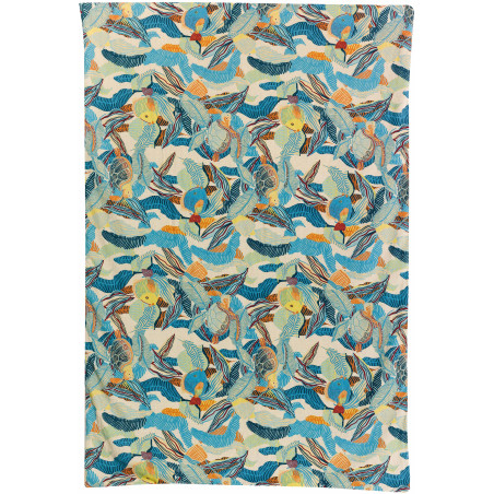 Dori bedrukte plaid Lagon 135 X 200
