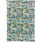 Manta estampada Dori Lagon 135 X 200