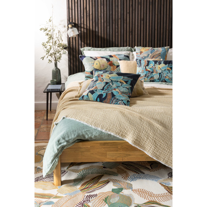 Almofada bordada Dori Marine 45 X 45