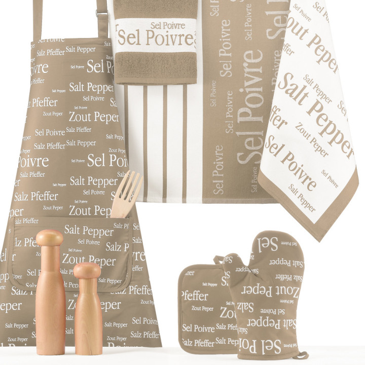 Grembiule da cucina Sel & Poivre Ficelle 80 X 85