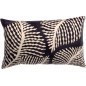 Coussin brodé Flora Marine 40 x 65