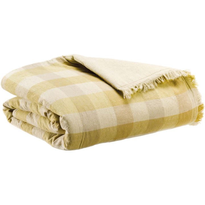 Kate bedrukt plaid Bronze 135 X 200