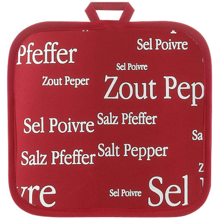 Pannenlap Sel & Poivre Rouge 20 X 20