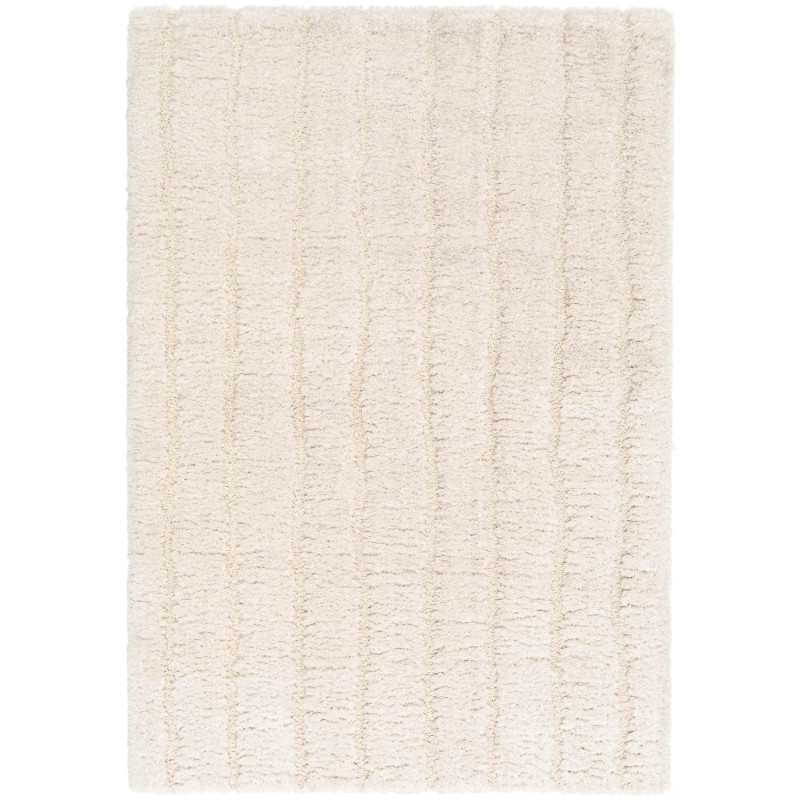 Tapis recyclé Maël Neige 120 x 170