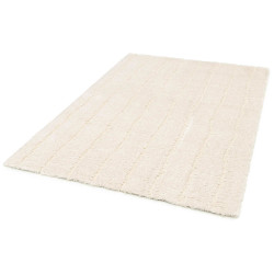 Tapis recyclé Maël Neige 120 x 170