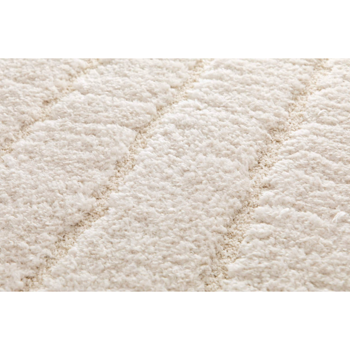 Tapis recyclé Maël Neige 120 x 170