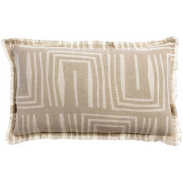 Almofada estampada Tina Naturel 30 X 50